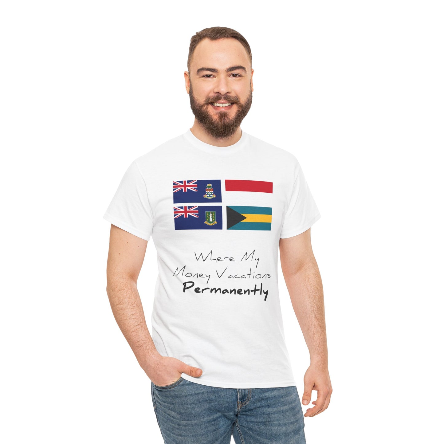 Where My Money Vacations Permanently Shirt